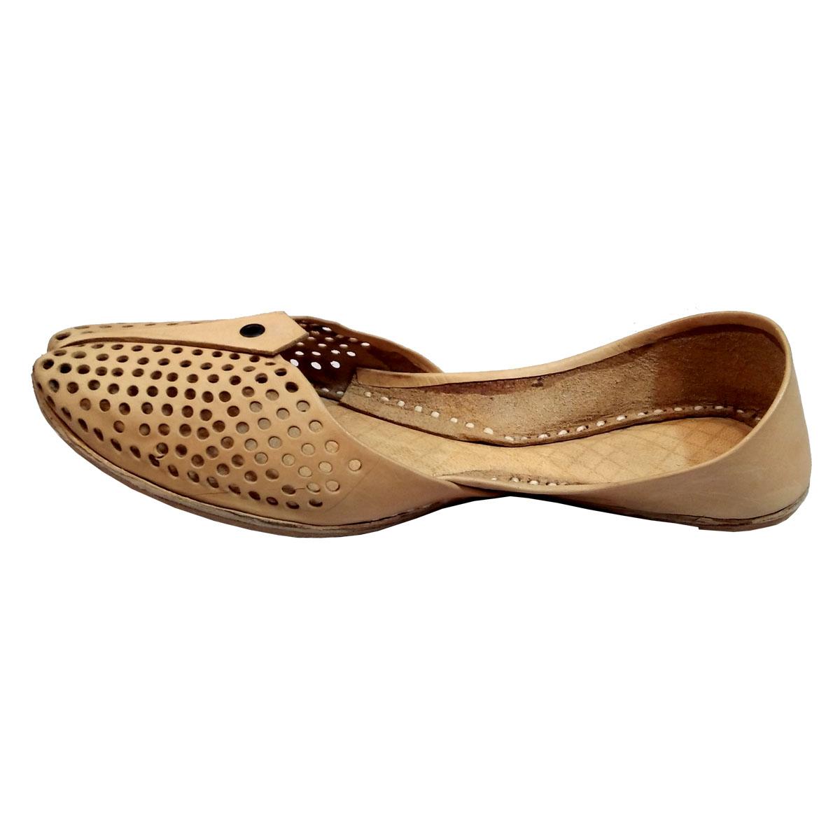 Buy Now Ladies Pure Leather Khussa In New Design Only in Rs./ 1599