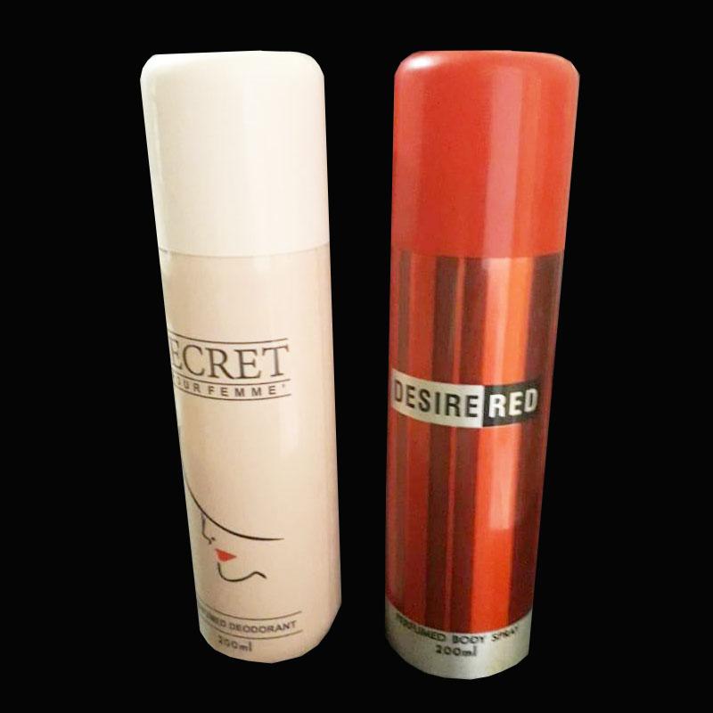 desire red body spray